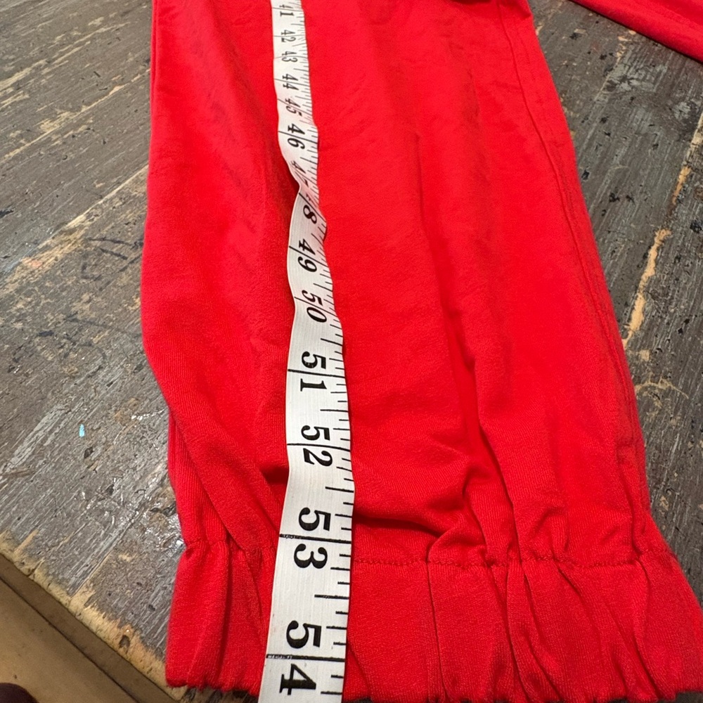 Red Sleeveless Jumpsuit - Picture 10 of 13